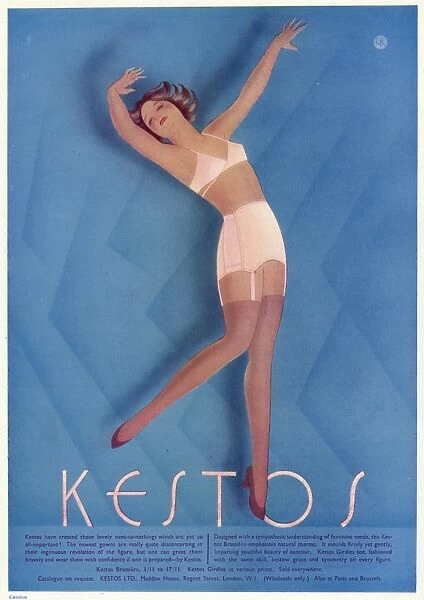 Advert for Kestos lingerie 1933