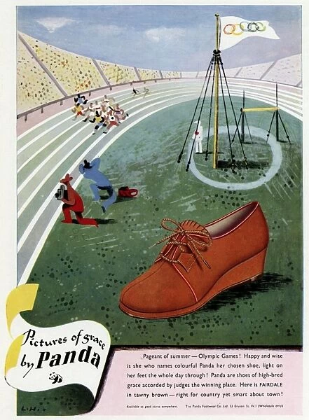 Advert for Panda footware 1948