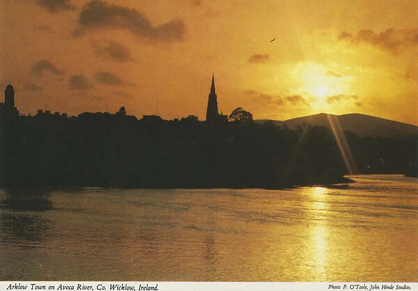 Arklow Town on Avoca River County Wicklow Ireland