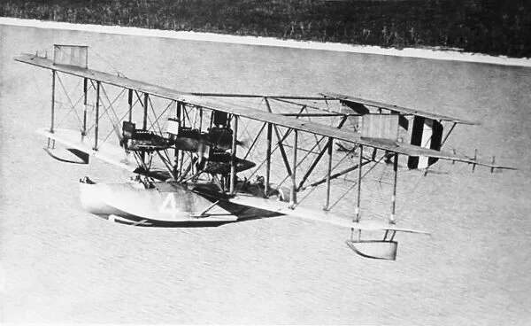 Curtiss Nc-4 Seaplane in the Usa after the Atlantic Crossing