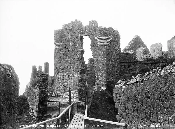Entrance to Dunluce Castle, Co. Antrim