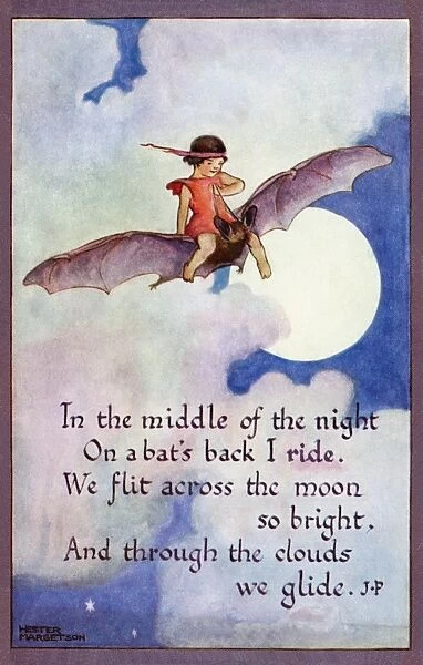 Fairy on a bat