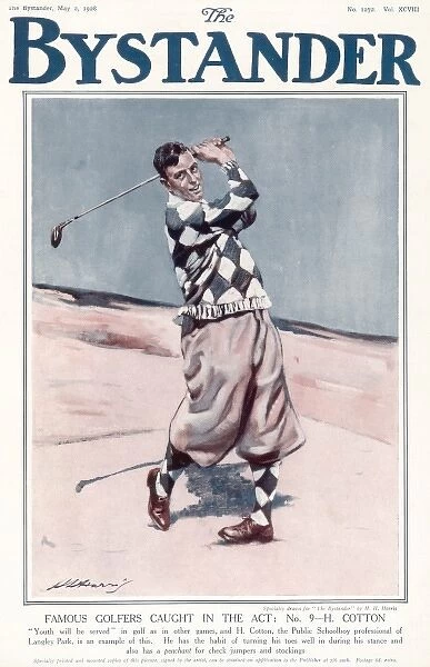 Famous Golfers Caught In The Act. No. 9 H. Cotton