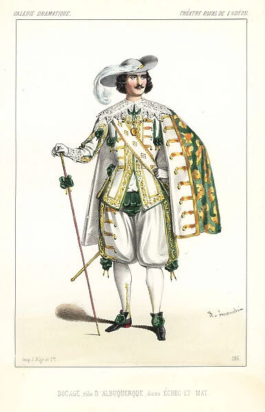 French actor Paul Bocage as Albuquerque in