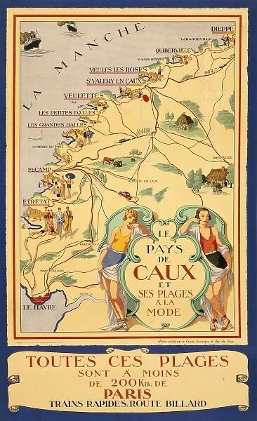 French travel poster - Le Pays de Caux