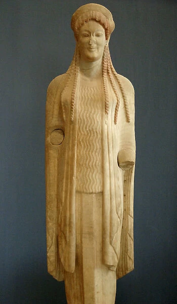 Greek Art. Kore. VI century B. C