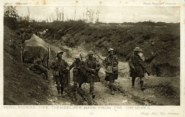 Highlanders in the Trenches WW1