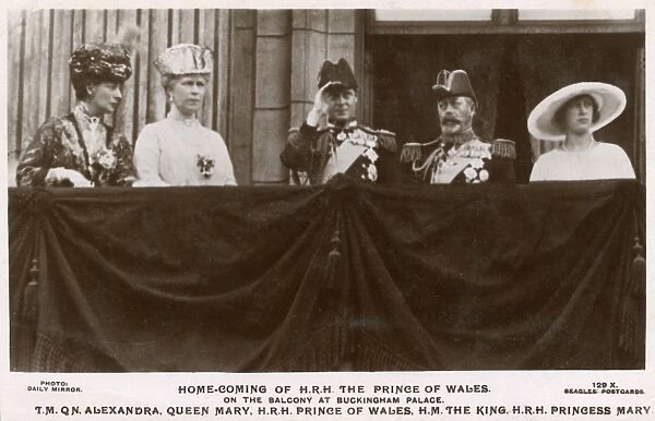 HRH Prince of Wales (future King Edward VIII) - home-coming