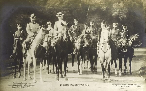 Kaiser Wilhelm II and Family