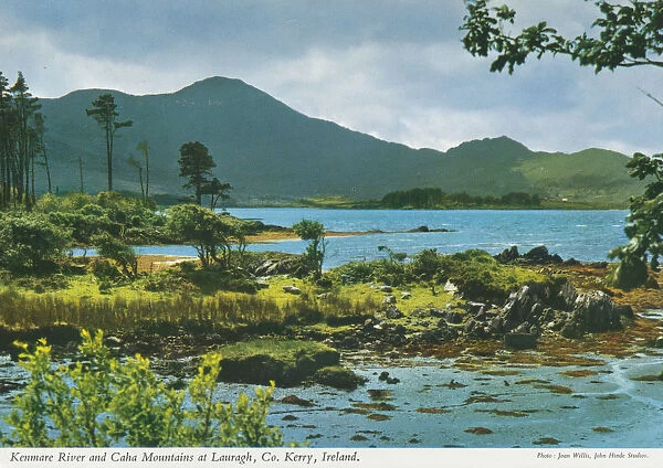 Kenmare River and Caha Mountains at Lauragh, County Kerry