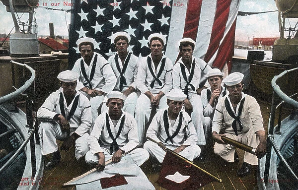 US - Life in our Navy - Signal Corps - USS Massachussetts