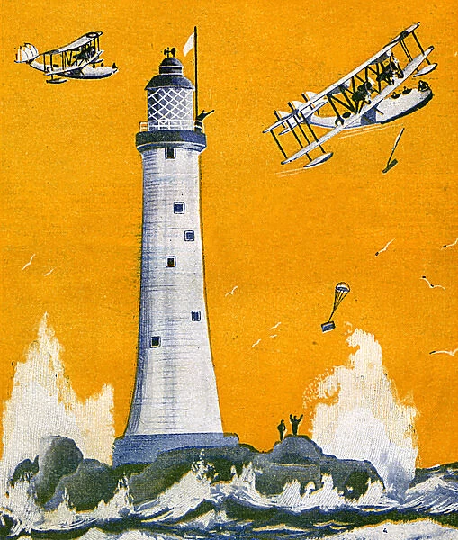 Lighthouse bombed with food supplies
