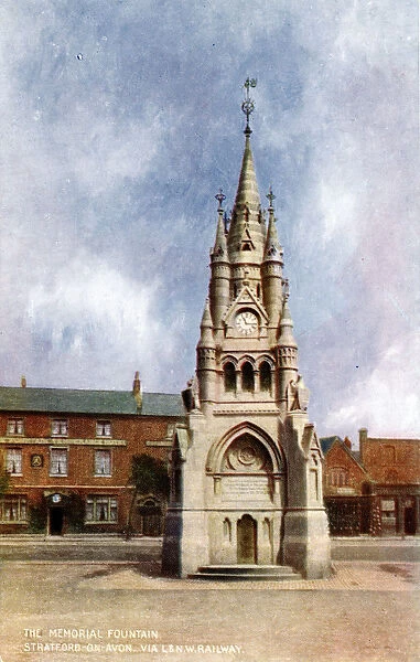 Memorial Fountain, Stratford-on-Avon, Warwickshire
