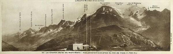 The Mont Blanc Railway - Panorama