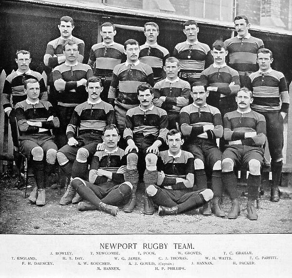 Newport Rugby Team in the 1890s