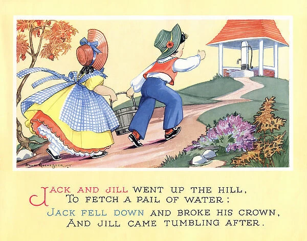 The nursery rhyme, Jack and Jill