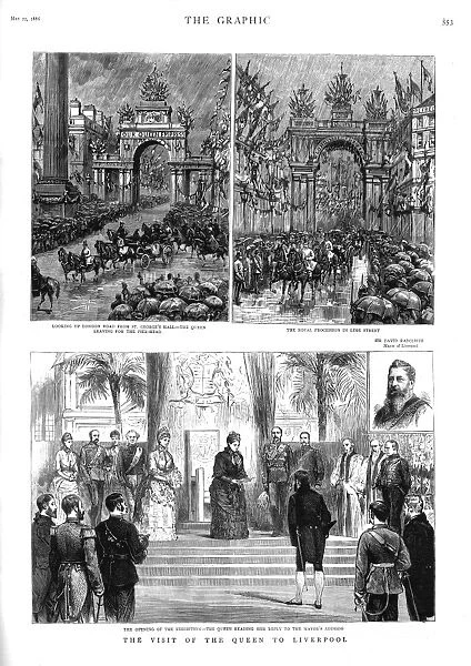 Queen Victoria - Visit to Liverpool, 1886