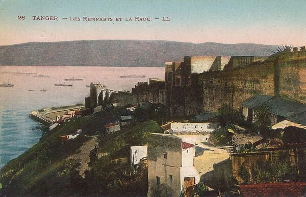 The Ramparts and the Harbour - Tangier, Morocco