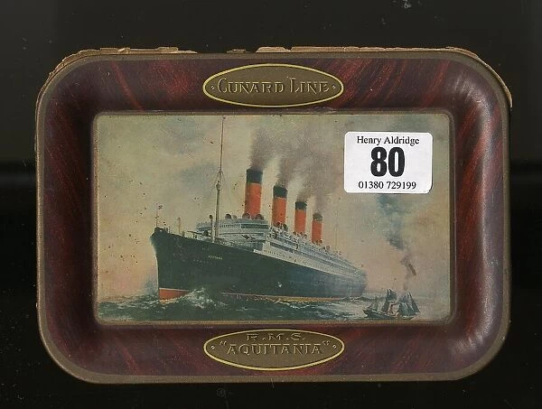 RMS Aquitania, Cunard Line - shipboard souvenir