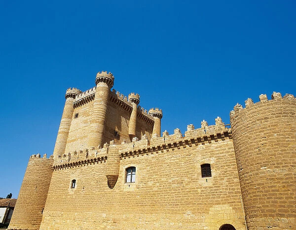 Spain. Fuensaldana. Castle. Actually is assigned as a headqu