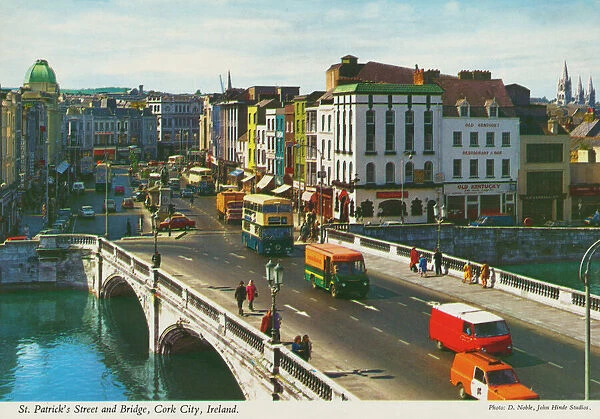 St Patricks Street and Bridge, Cork City, Ireland