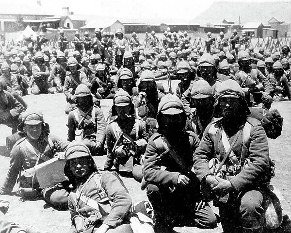 Troops at Naauwpoort during the Boer War