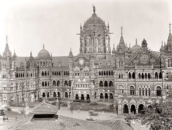 Victoria Station Bombay, Mumbai, India, c. 1890 s