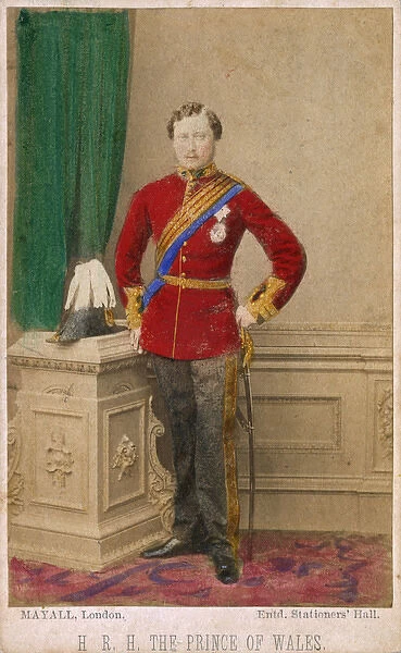 Youthful Edward, Prince of Wales - circa 1860