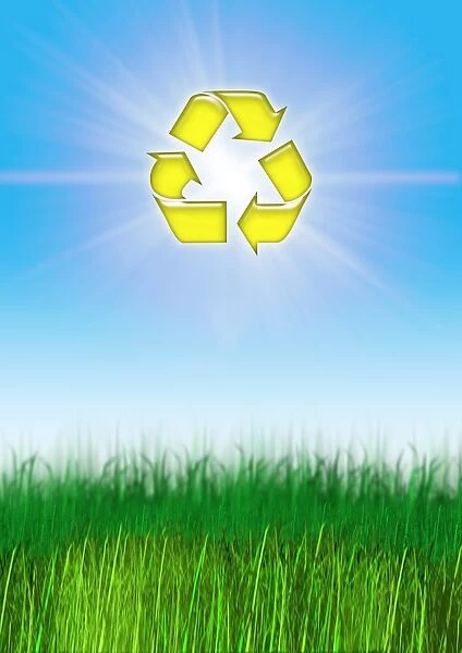 Environmental recycling, conceptual image
