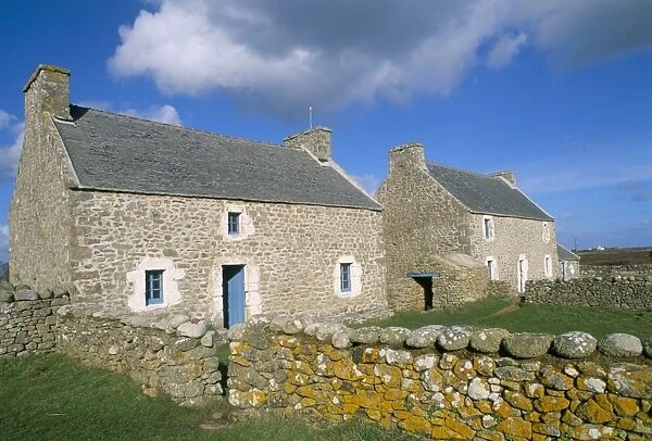House of Niou Uhella, Ile d Ouessant, Breton Islands, Finistere, Brittany