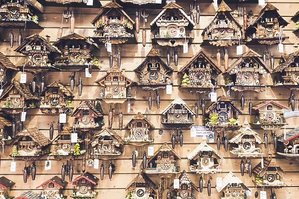 Cuckoo clocks, Black Forest, Baden-WAorttemberg, Germany