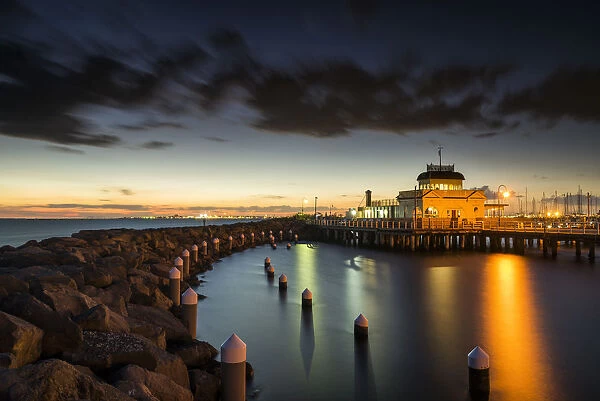 St. Kilda Pavilion at Night, St. Kilda, Victoria, Australia