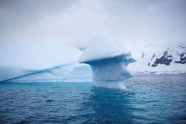 An iceberg floats near Danco Island, Antarctica