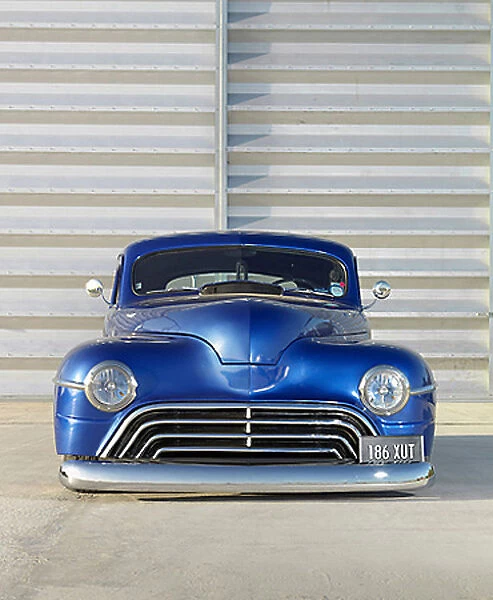 Plymouth Sled (Hotrod), 1947, Blue, metallic