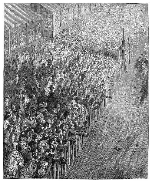 DORE: LONDON, 1872. Finish of the Race