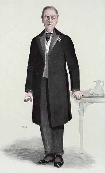 JOSEPH CHAMBERLAIN (1836-1914). British politician and reformer. English caricature lithograph