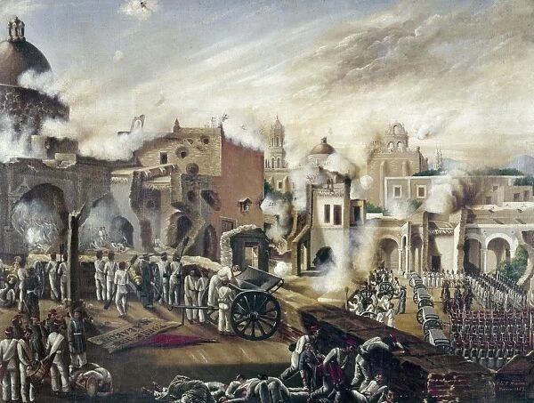 REFORM WAR: GUADALAJARA. The Battle of Guadalajara, 29 October 1860, during the