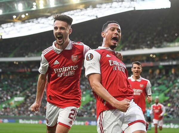 Saliba and Vieira's Historic First Goal: Arsenal's Europa League Victory Against Sporting Lisbon