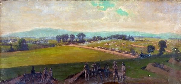 American Civil War 1861-1865: Battle of Gettysburg 1-3 July 1863. Heaviest US casualties