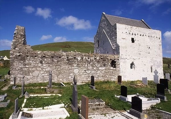 Abbey, Clare Island, Co Mayo, Ireland