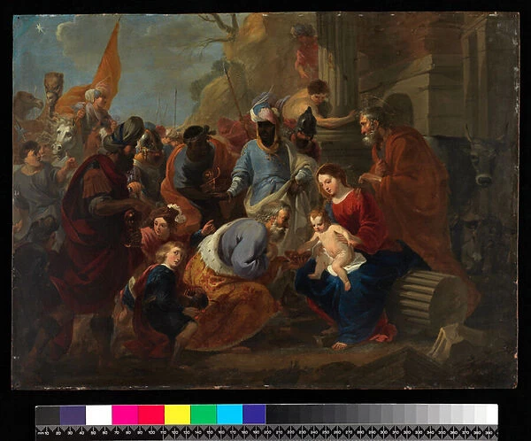 Adoration of the Kings, before 1667 (oil on copper)