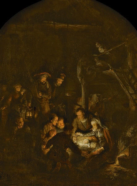 The Adoration of the Shepherds, 1646 (oil on canvas)