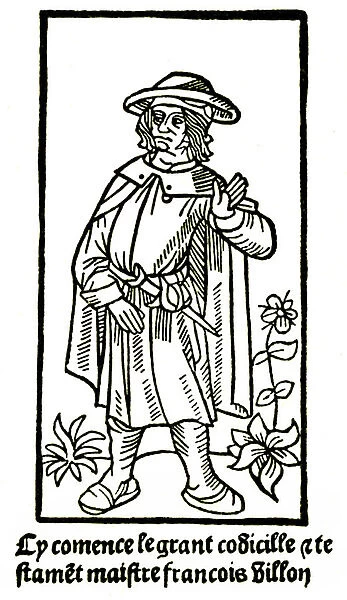 Apocryphal portrait of the poet Francois Villon in 'The Grand Testament'
