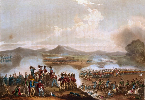 Battle of Talavera, 28th July 1809, from The Martial Achievements of Great Britain