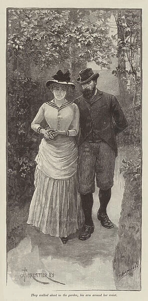 Blind Love, by Wilkie Collins (engraving)