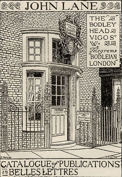 The Bodley Head Publishing House, Front Cover illustration from the