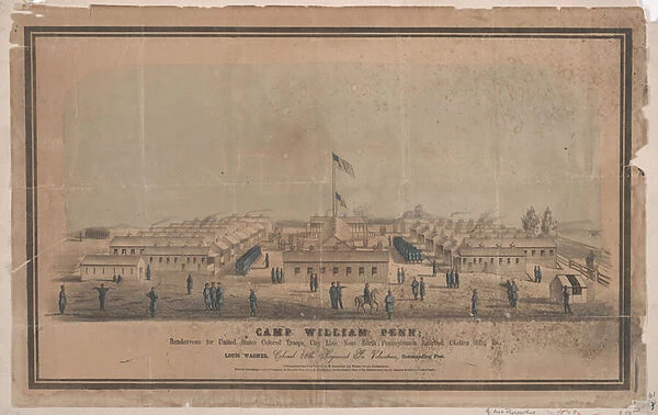 Camp William Penn, c. 1864 (chromolitho)