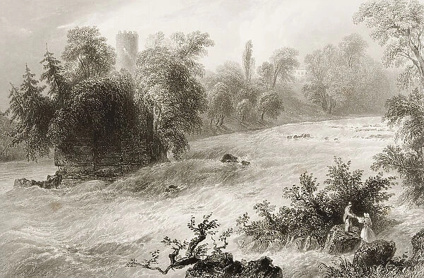 Castleconnell and Doonass Rapids, County Limerick, Ireland, from Scenery