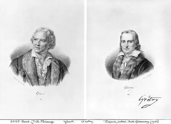 Christoph Willibald von Gluck (1714-87) and Andre Ernest Modeste Gretry (1741-1813)