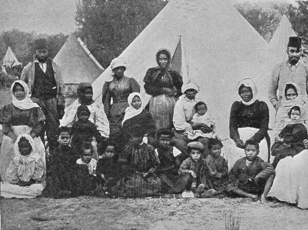 The Contact Camp for Malays, Cape Town, illustration from The King